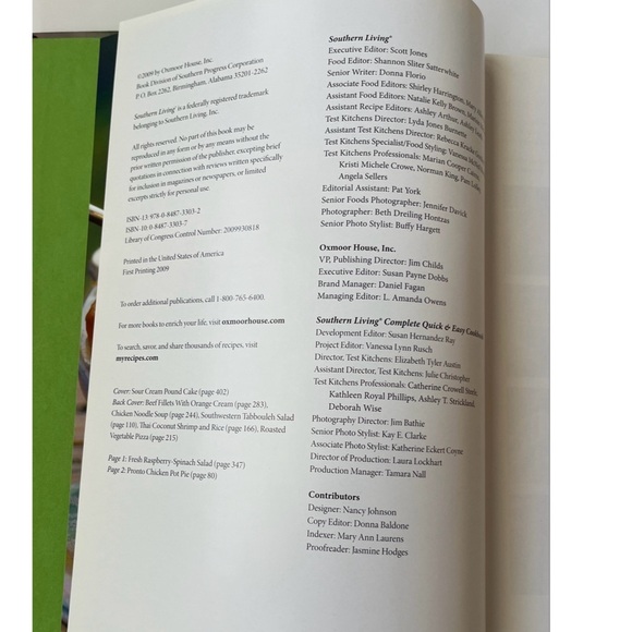 Southern Living Complete Quick and Easy Cookbook Hardcover - Picture 4 of 6